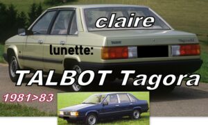 Lunette claire TALBOT TAGORA - 1981/83