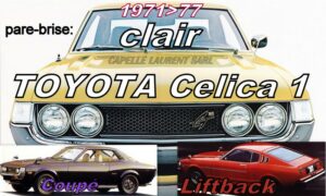 Pare-brise clair TOYOTA CELICA 1  - 1971/77
