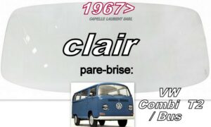 Pare-brise clair VOLKSWAGEN COMBI T2 - 1967/
