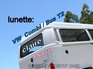 Lunette claire VW COMBI T2 - 1967/80