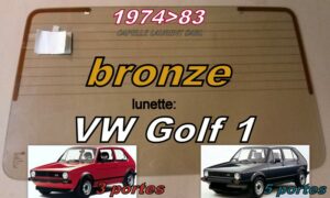 Lunette teintée bronze VOLKSWAGEN GOLF 1 - 1974/83