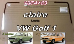 Lunette claire VOLKSWAGEN GOLF 1 - 1974/83