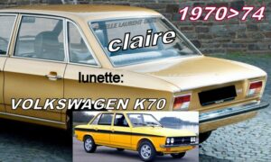 Lunette claire VOLKSWAGEN K 70 - 1970/74