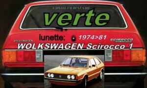 Lunette verte VOLKSWAGEN SCIROCCO I - 1974/81