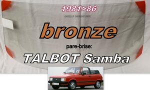 Pare-brise teinté bronze TALBOT SAMBA - 1981/86