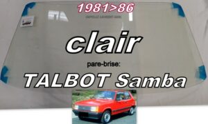 Pare-brise clair TALBOT SAMBA - 1981/86