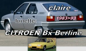 Lunette claire CITROEN BX  Berline - 1983/93