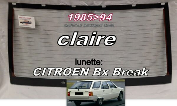 Lunette claire CITROEN BX  Break - 1985/94