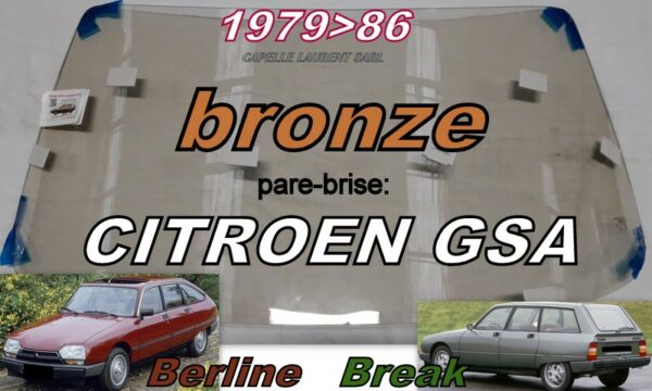 Pare-brise teinté bronze CITROEN GSA - 1979/86