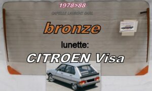 Lunette teintée bronze CITROEN VISA - 1978/88