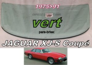 Pare-brise teinté vert JAGUAR XJ-S COUPE - 1975/avril 91