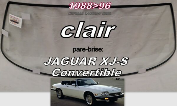 Pare-brise clair JAGUAR XJ-S CABRIOLET - 1988/96