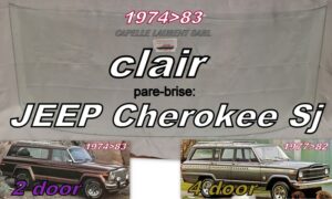 Pare-brise clair JEEP CHEROKEE SJ - 1974/83