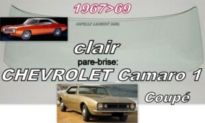 Pare-brise clair CHEVROLET CAMARO 1  COUPE - 1967/69