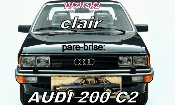 AUDI 200 C2 pare-brise clair - 1979/82