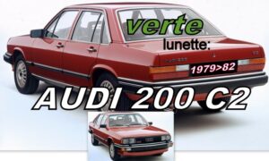 AUDI 200 C2 lunette teintée verte - 1979/82
