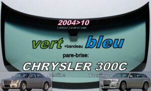 CHRYSLER 330C pare-brise teinté vert +bandeau bleu - 2004/10