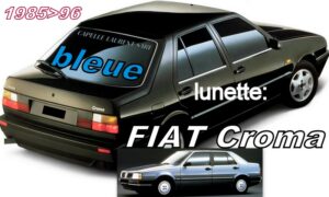 FIAT CROMA lunette teintée bleue - 1985/96
