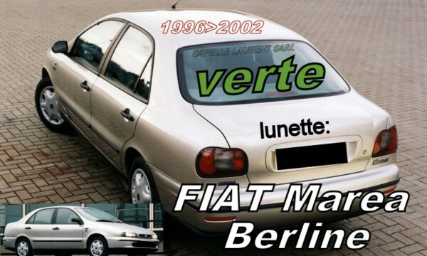 FIAT MAREA BERLINE lunette teintée verte - 1996/2002