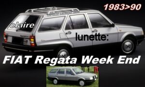 FIAT REGATA WEEK END lunette claire - 1983/90