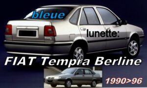 FIAT TEMPRA BERLINE lunette teintée bleue - 1990/96
