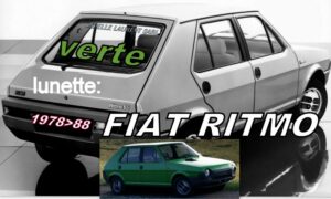 FIAT RITMO lunette teintée verte - 1978/88