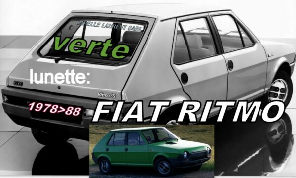 FIAT RITMO lunette teintée verte - 1978/88