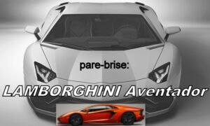 Pare-brise teinté vert LAMBORGHINI AVENTADOR