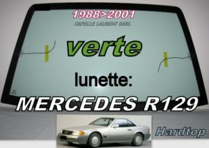 MERCEDES R129 lunette teintée verte - 1988/2001