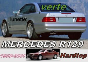 MERCEDES R129 lunette teintée verte - 1988/2001