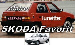 SKODA FAVORIT lunette claire - 1987/94