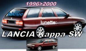 LANCIA KAPPA SW lunette teintée bleue - 1994/2000