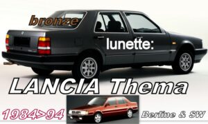 LANCIA THEMA lunette teintée bronze - 1984/94