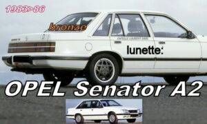 OPEL SENATOR A2 lunette teintée bronze - 1983/86