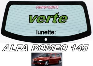 ALFA ROMEO ALFA 145 lunette teintée verte - 1994/2001