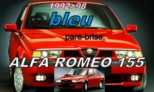 ALFA ROMEO 155 pare-brise teinté bleu - 1992/98