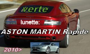ASTON MARTIN RAPIDE lunette teintée verte - 2010>