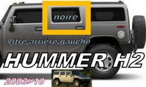 HUMMER H2 vitre de porte ARRIERE GAUCHE - 2003/10