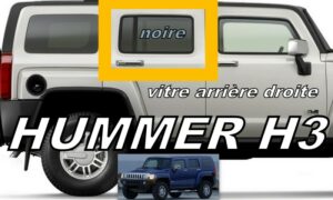 HUMMER H3 vitre de porte ARRIERE DROITE - 2005/10