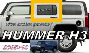 HUMMER H3 vitre de porte ARRIERE GAUCHE - 2005/10