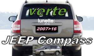 JEEP COMPASS lunette teintée verte - 2007/16