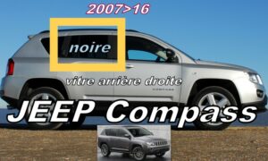 JEEP COMPASS vitre de porte arrière droite surteintée grise - 2007/16
