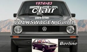 VOLKSWAGEN GOLF 1 pare-brise clair - 1974/83