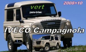 IVECO CAMPAGNOLA pare-brise teinté vert - 2008/10