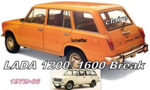LADA 1200/1600 BREAK lunette claire - 1972/86