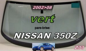 NISSAN 350Z pare-brise teinté vert - 2002/08