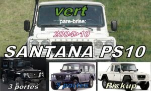 SANTANA PS10 pare-brise teinté vert - 2004/10