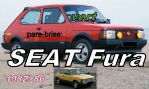 SEAT FURA pare-brise teinté vert - 1982/86