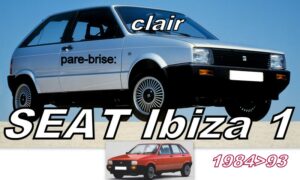 SEAT IBIZA 1 pare-brise clair - 1984/93