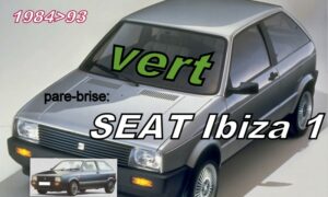 SEAT IBIZA 1 pare-brise teinté vert - 1984/93